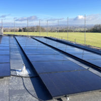 Solar panels on the roof at Copper Bottom