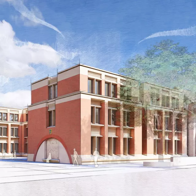 AJA were invited, at short notice, to submit a sketch proposal for a new teaching building at an historic school in Oxford, chock full of listed buildings.
Our design retains and reclads an existing ‘50s block and then extends it. The spirit of the chunky, archy, buttressy context is invested in a new masonry skin which has the depth to act as a brise-soleil for the south-west facing windows.

#designinspiration #architecture #architectinoxford #schoolbuilding #inspirationalspaces #learningspaces #sketchproposal #brick #arch #buttress #brisesoleil