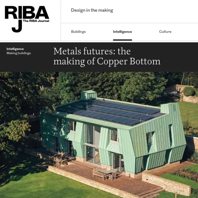 There is an in-depth interview with our Director, Adrian James, in this month’s RIBA Journal.

Follow the link in our bio to read it.

#ribajournal #riba #copperbottom #sustainable #carbonoffset #copper #metals #bolddesign #lowcarbon #solarpanels #solarenergy #copper #coppercladding #green #netzero