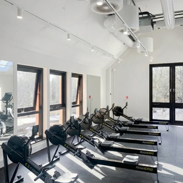 We have completed the conversion of a Magdalen College squash court into their new gym. Two floors of equipment with enough air handling to cope with a full rugby squad. New rooflights and windows with a panoramic vista over the Magdalen deer park. It’s as if you’re erging with the deer. 
Great teamwork with @bidwellsllp, @cbgconsultantsltd, Lawfull Associates and Richard Ward Oxford.
#gymwithaview #deer #deerpark #Oxford #magdalencollegeoxford #architectinoxford #rowingwithaview